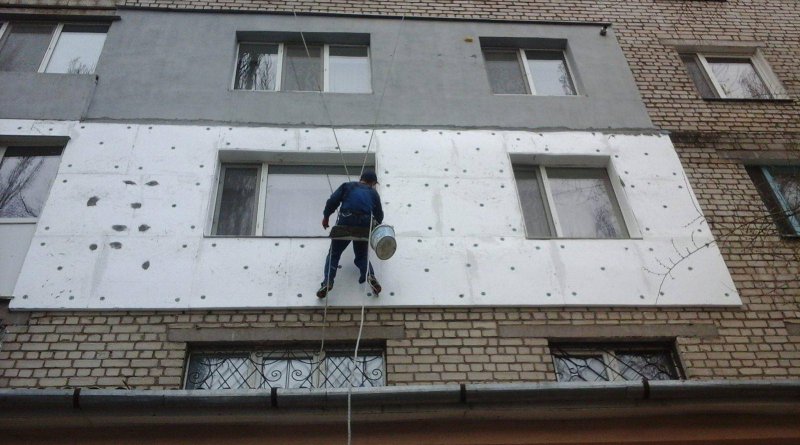 Наружное утепление фасадов квартир и домов
